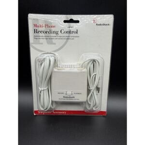 Vintage RadioShack Multi-Phone Recording Control NOS Sealed Telephone Accessory